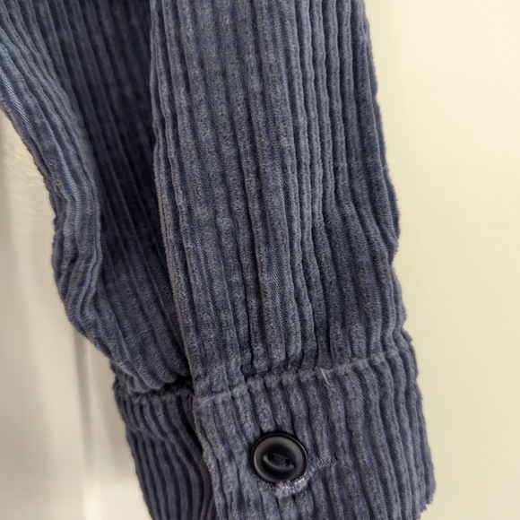 Blue Corduroy Jumpsuit - Picture 6 of 8